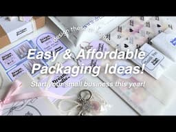 Small Business Packaging Ideas with Picsart AI tool Affordable ideas on a budget to start this year!