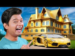 सबसे बड़ा सोने का घर World's Biggest Golden House | Hindi Comedy | Pakau TV Channel