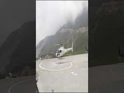 Kedarnath Helipad Helicopter Service  #shorts