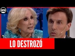 Mirtha Legrand TRITURÓ a Moritan en la mesaza y lo dejó contra las cuerdas