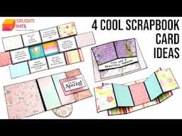 4 Cool Scrapbook Card Ideas by Srushti Patil