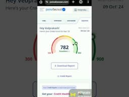 My Equafix Credit Score😍😍🤠😎 Excellent #creditscore #creditcard