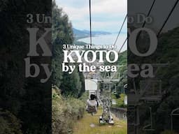 3 MUST TRY activities to do in Kyoto by the sea (Amanohashidate Japan) #travelideas #japan #kyoto