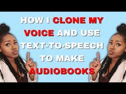 How To Do Audiobook Narration THE EASY WAY - How I Use AI to CLONE My Voice!!