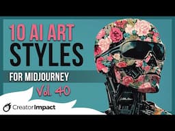 10 TRANSFORMATIVE Midjourney Prompts Styles & Tips: Vol 40