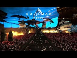 【DC】プラネットコースター ジェットコースター＆ダークライド 「アクアマン・ザ・ライド」/ "Aquaman the ride" Roller coaster at Planet Coaster