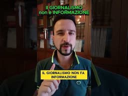 #Giornalismo NON è informazione!