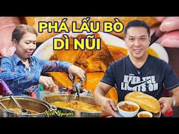 PHÁ LẤU BÒ DÌ NŨI - HƠN 40 NĂM THƠM NGON NỨC TIẾNG QUẬN 4 || Ăn vặt Quận 4 || Nick Nguyen