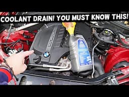 BMW Coolant Drain Flush BMW N55 F10 F30 F25 F26 X5 X6 F15 E70 XDRIVE