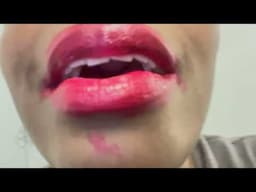 ASMR: Messy lips Happy New Year🥳💋👅