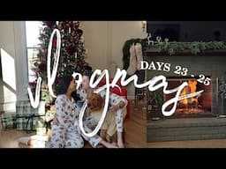 VLOGMAS DAYS 23 - 25 | Christmas Eve & Christmas Day + Opening Our Gifts 🎄✨