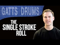 How to Play The Single Stroke Roll - Drum Rudiment Lesson for Beginners