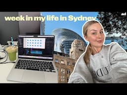 SETTLING INTO SYDNEY | trying *again* to get into a healthy routine 🥑🥦 food shop, work & painting ad