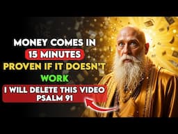 REPEAT ONLY ONCE | MONEY COMES IN 15 MINUTES (100% PROVEN) | PSALM 91 MONEY MAGNET | POWERFUL PRAYER