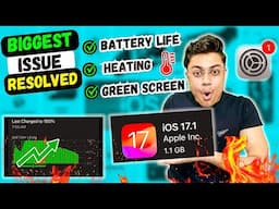 iOS 17.1 BIG UPDATE: New Features, Battery Issue , Green Screen Review