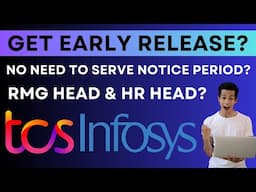 How to get early release TCS Infosys? 90 Days Notice Period? #tcs #infosys #wipro #jobswitch #notice