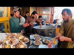 Famous Roosh of Marko Bazaar | Street food | Dumpukht Recipe | Roast Fish | Shinwari Karah