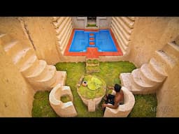 How I built The Biggest Underground Pools & Tunnel House in the World