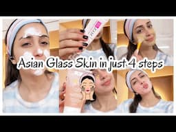 Asian Glass Skin in just 4 Easy Steps | Skincare for Teenagers & Girls 👧🏻💗