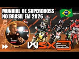 Brasil sediara etapa do Mundial de Supercross WSX em 2026