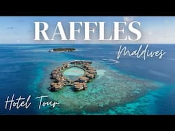 Most beautiful ULTRA-LUXURIOUS resort │ Raffles Maldives