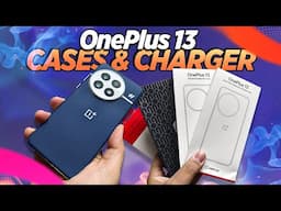 OnePlus 13 Original Cases & 100W SuperVooc Charger & Poetic Rugged Cases (Moft, Anker)