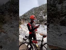 Biking to #snow