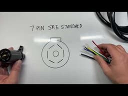 7 Pin Trailer Wiring : SAE Standard and RV Standard