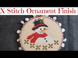 Cross-Stitch Ornament Finish (1/10/2025)