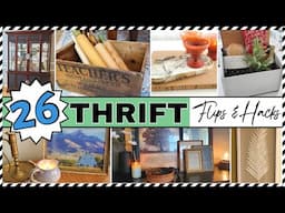 🌟TOP 26 THRIFT FLIP Decor & Furniture HACKS on a Budget