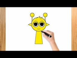 COMO DIBUJAR A YELLOW (SIMON) DE INCREDIBOX SPRUNKI