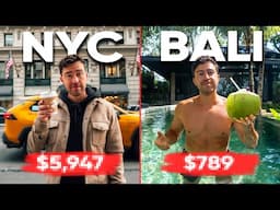 What I Spend Living in NYC vs BALI (Shocking Results)