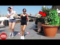 Bushman Prank 2025: Scaring People in Barcelona