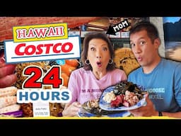 24 Hours Eating HAWAII Costco Food ONLY! ULTIMATE HAWAIIAN FEAST and Best Hawaii Exclusive Items