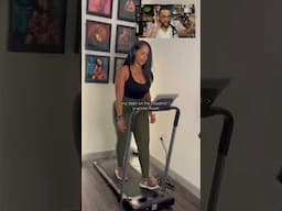 that treadmill + tiny desk combo is going to hit every time 👟🙌🏽🎤