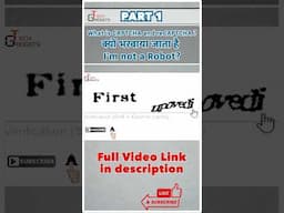 What is CAPTCHA and reCAPTCHA ? क्यों भरवाया जाता है  I'm not a Robot? #shorts #shortsvideo #update