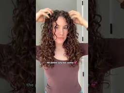 The perfect curly hair routine 💕 #curlyhair