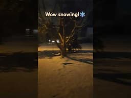 3 years of waiting for snow finally ❄️❄️short but but sweet!