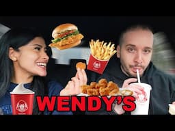 My Wife Was Craving Wendy’s Again (Mukbang)