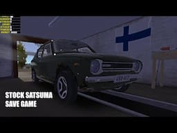 My Summer Car - Stock Satsuma Save Game [SATSUMA+VAN KEY]