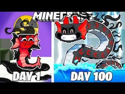 I Survived 100 Days as a SHADOW SPRUNKI in Minecraft!