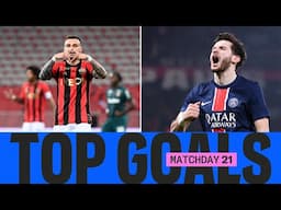 Les PLUS BEAUX BUTS de la 21ème journée | Ligue 1 McDonald's 24/25