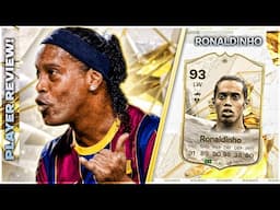 INSANE CARD!!!!! 93 RATED SBC ICON RONALDINHO PLAYER REVIEW - EA FC25 ULTIMATE TEAM