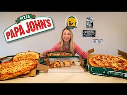 How I Train My Stomach Capacity | Papa John's Pizza Challenge