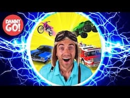 "Drive Drive!" Vehicle Dance Song 🚒 🚙 ⚡️HYPERSPEED REMIX⚡️/// Danny Go! Songs for Kids