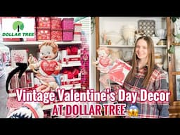 💘 Vintage Valentine’s Day | DOLLAR TREE SHOP WITH ME 💌