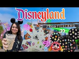 DISNEY PIN TRADING | PACKED FRONTIERLAND 👀, UNBOXING 🤩, & NEW FOOD 😋