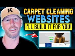 Carpet Cleaning Websites - I'll Build it For You!