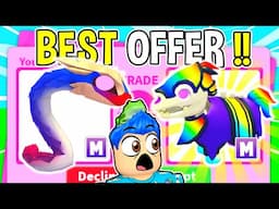 Trading My *MEGA NEON* PRISM SNAKE In Adopt Me Roblox For THIS!! Roblox Adopt Me RICH Trading