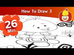 How To Draw 3 | Luli TV Specials  | Cartoon for Children - Luli TV